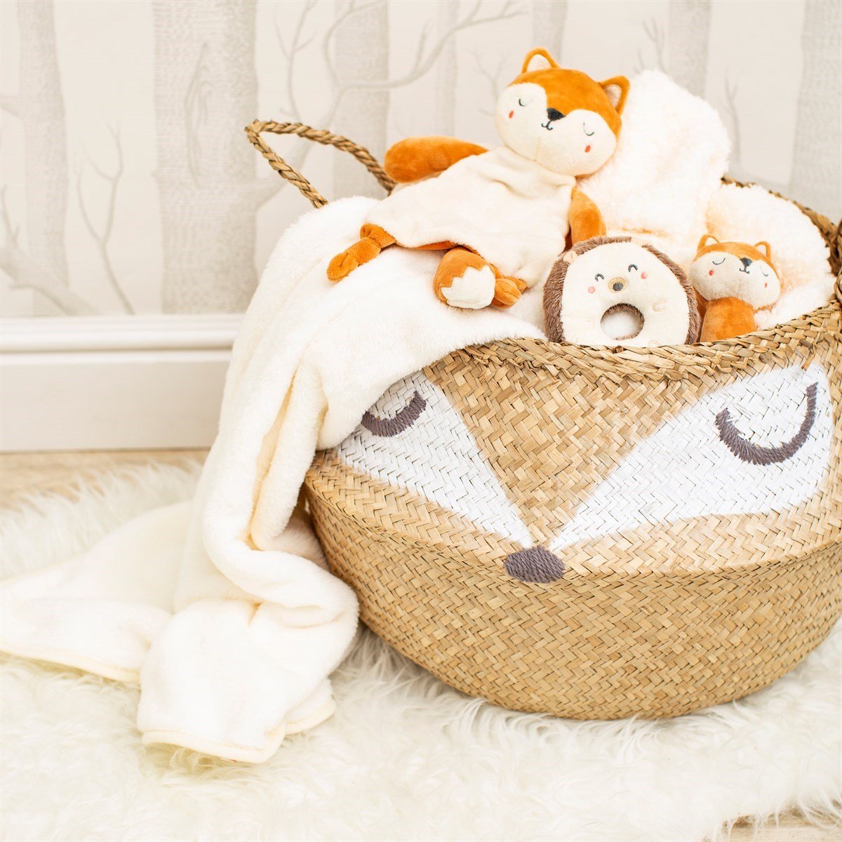 Woodland Fox Basket