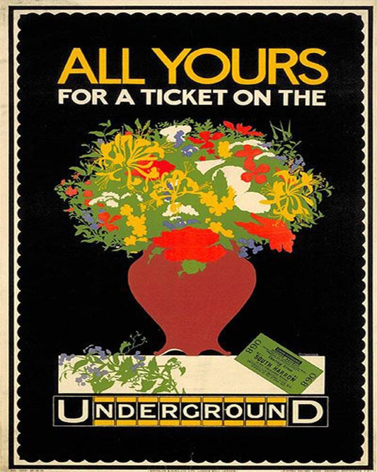 Vintage Metal Sign - Retro Advertising - London Underground