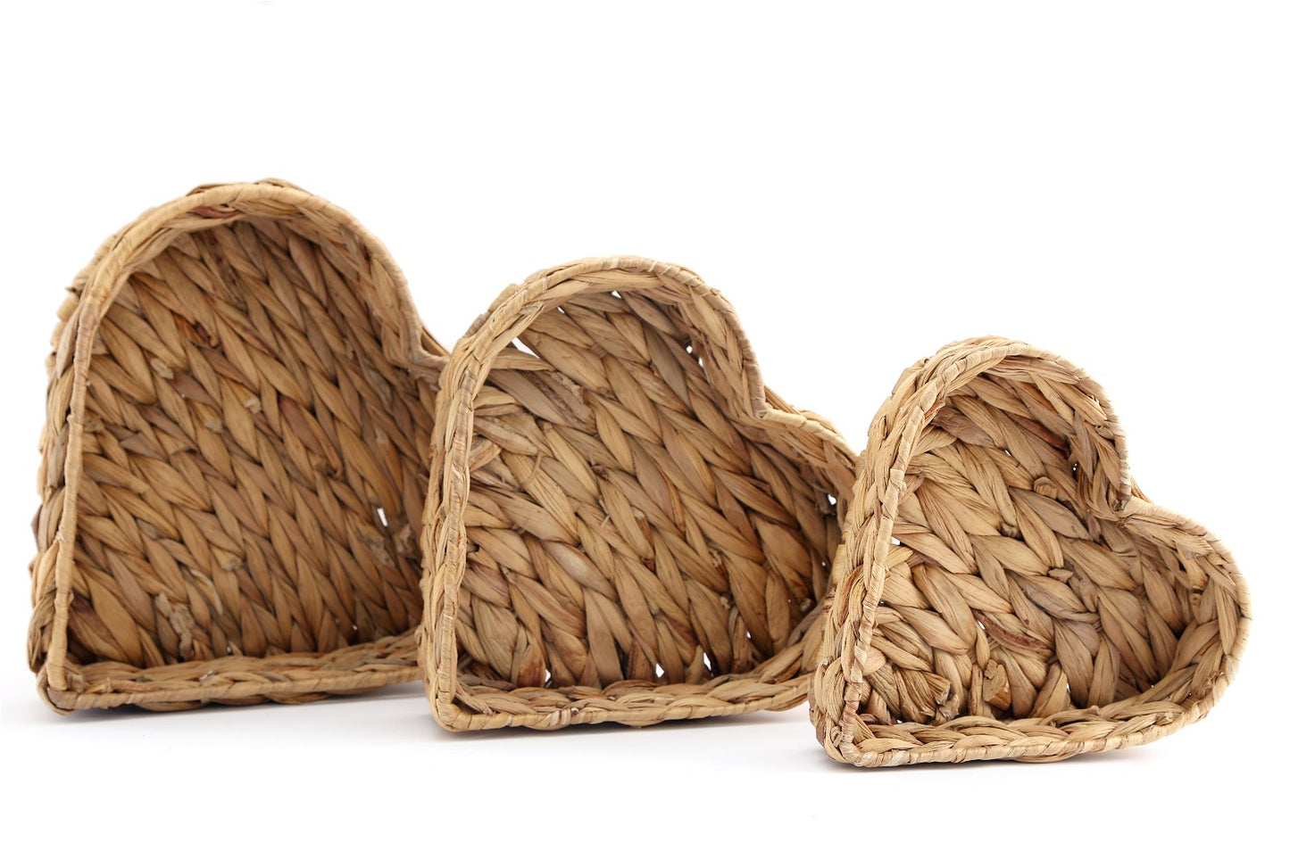 Rattan Heart Shape Basket Trays