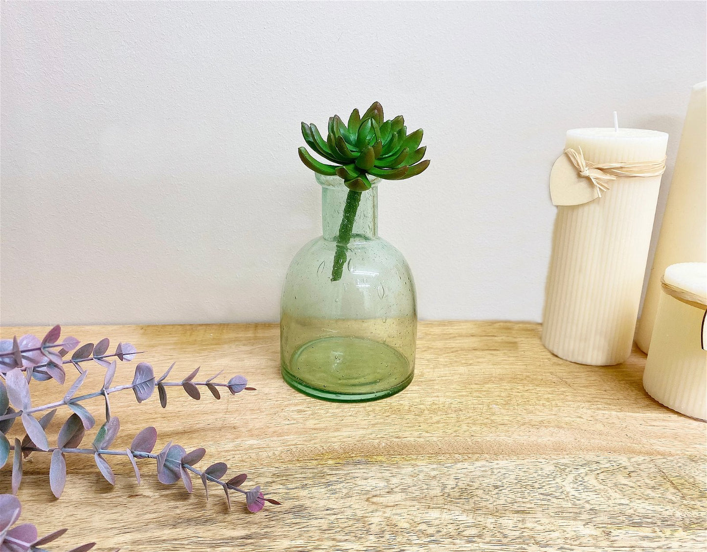 Green Bubble Vase