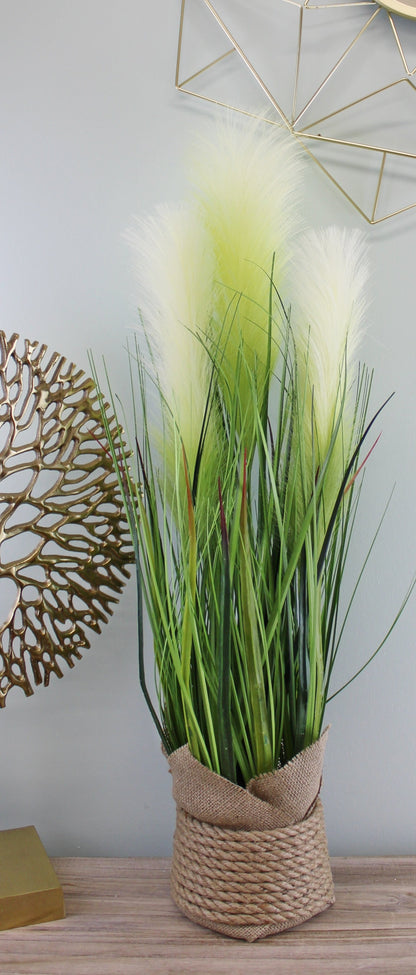 Faux Pampas Grass Display, 65cm