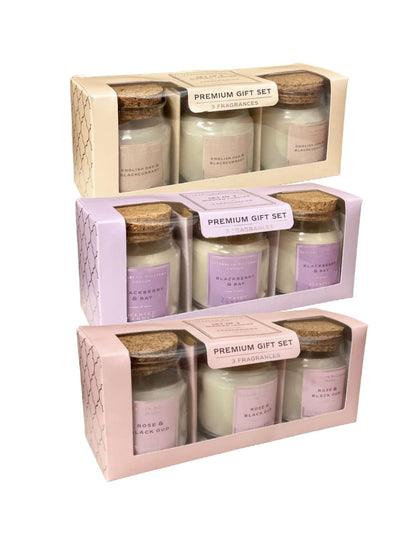 Six Sets of Trio Candle Gift Box