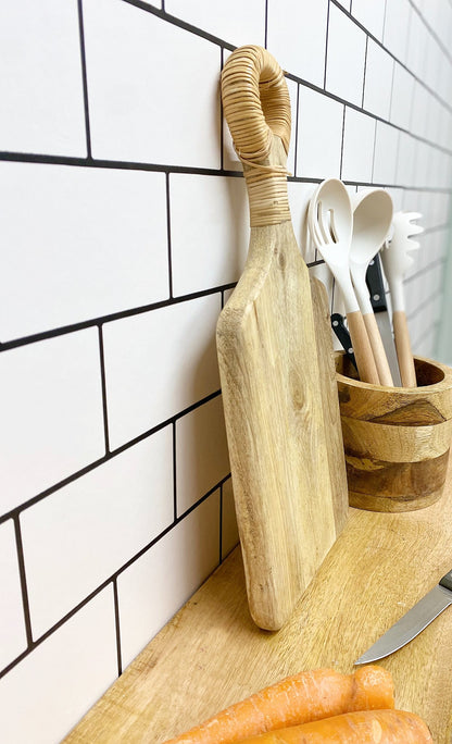 Chopping Board With Hoop Handle