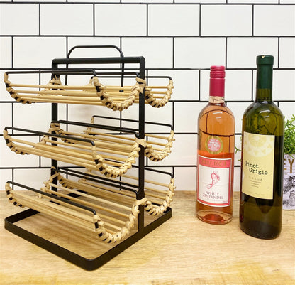 Rattan Wine Holder