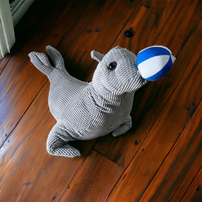 Seal With Blue & White Ball Door Stop