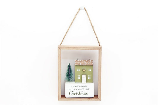 Christmas House Hanging Decoration 15cm