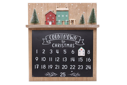 Wooden Christmas Countdown Calendar